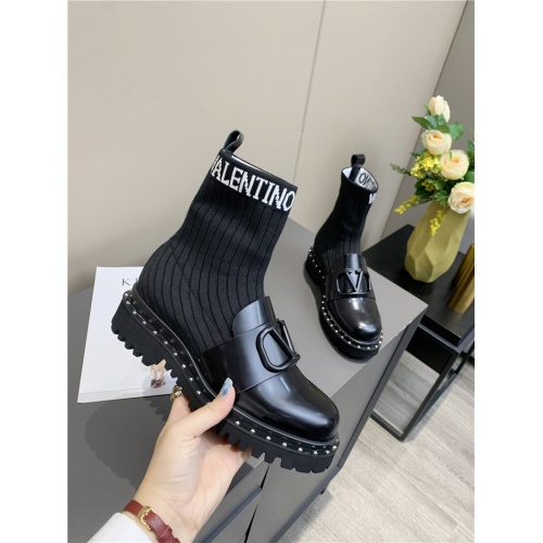 Replica Valentino Boots For Women #918989 $96.00 USD for Wholesale