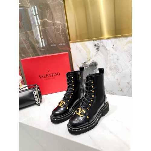 Replica Valentino Boots For Women #918992 $112.00 USD for Wholesale