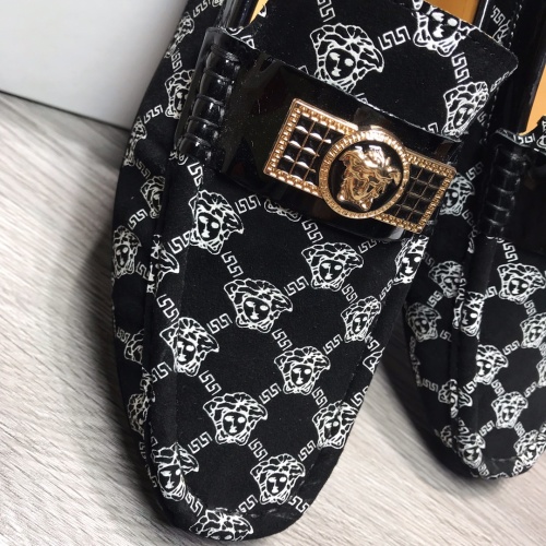 Replica Versace Leather Shoes For Men #919284 $68.00 USD for Wholesale