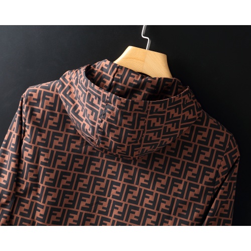 Replica Fendi Jackets Long Sleeved For Men #919317 $61.00 USD for Wholesale