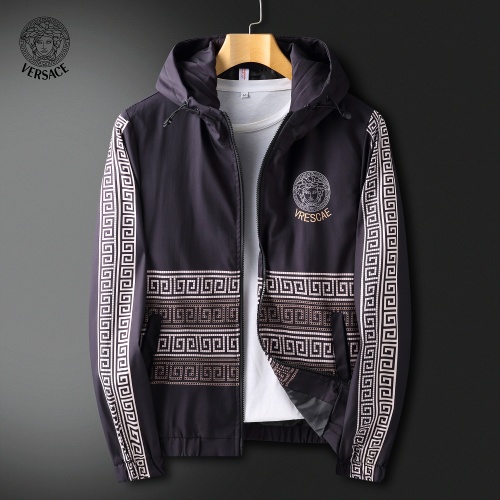 Versace Jackets Long Sleeved For Men #919330 $61.00 USD, Wholesale Replica Versace Jackets