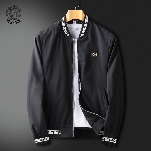 Versace Jackets Long Sleeved For Men #919331 $61.00 USD, Wholesale Replica Versace Jackets