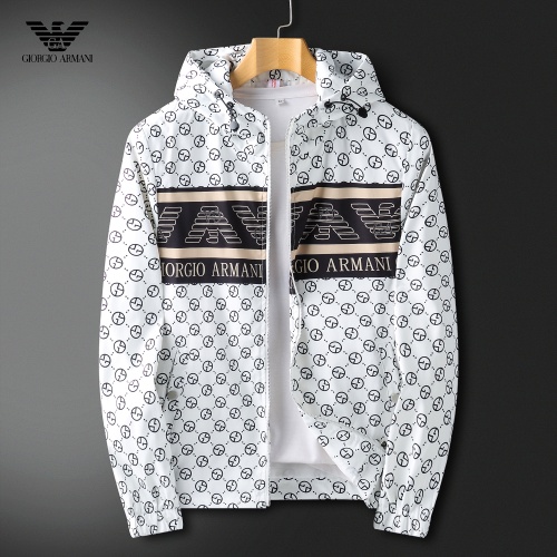 Armani Jackets Long Sleeved For Men #919351 $61.00 USD, Wholesale Replica Armani Jackets