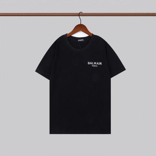Replica Balmain T-Shirts Short Sleeved For Men #919371 $29.00 USD for Wholesale