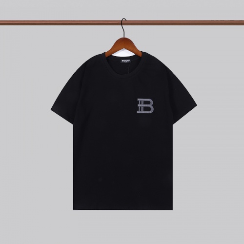 Replica Balmain T-Shirts Short Sleeved For Men #919373 $32.00 USD for Wholesale