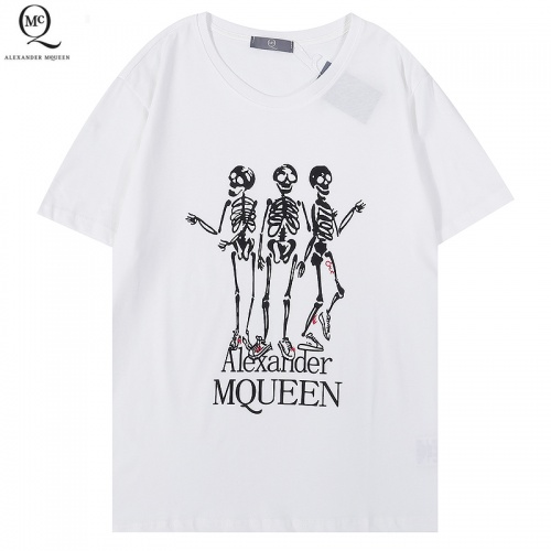 Alexander McQueen T-shirts Short Sleeved For Men #919406 $29.00 USD, Wholesale Replica Alexander McQueen T-shirts