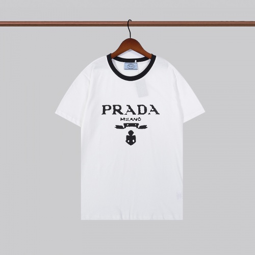 Prada T-Shirts Short Sleeved For Men #919411 $29.00 USD, Wholesale Replica Prada T-Shirts