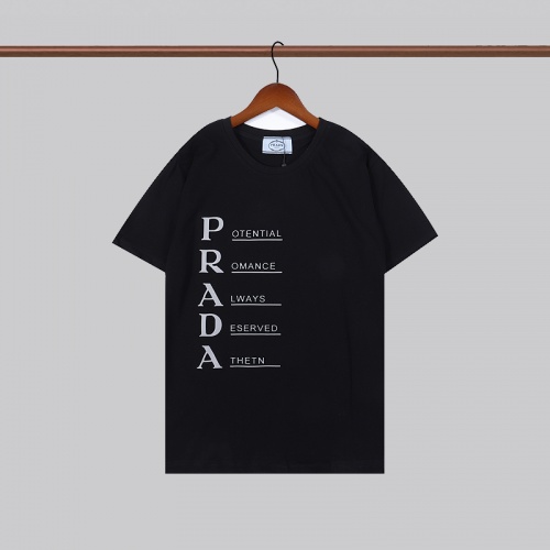 Prada T-Shirts Short Sleeved For Men #919412 $32.00 USD, Wholesale Replica Prada T-Shirts