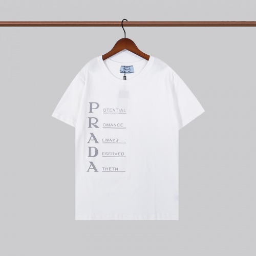 Prada T-Shirts Short Sleeved For Men #919413 $32.00 USD, Wholesale Replica Prada T-Shirts