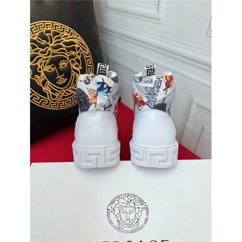 Replica Versace High Tops Shoes For Men #919714 $76.00 USD for Wholesale
