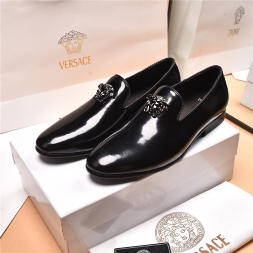 $96.00 USD Versace Leather Shoes For Men #919734