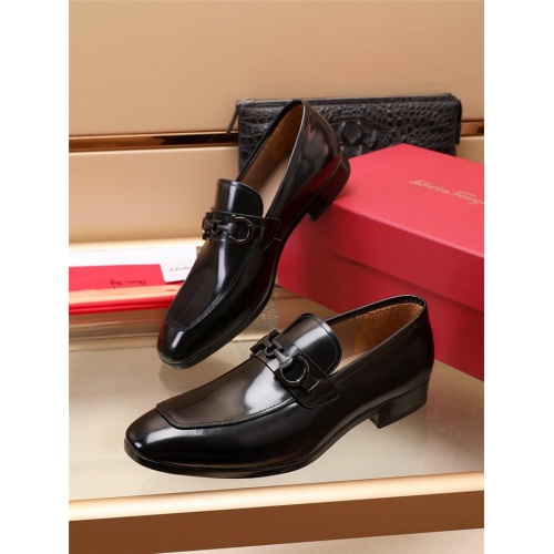 Ferragamo Salvatore FS Leather Shoes For Men #919809