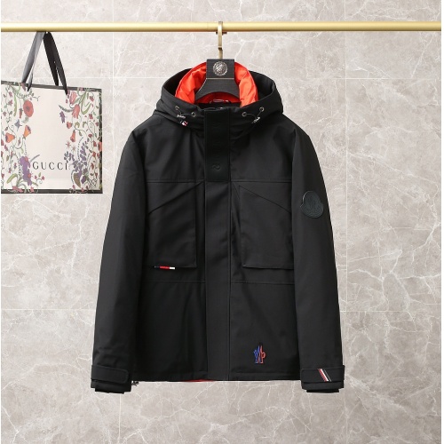 Moncler Down Coat Long Sleeved For Men #920037 $125.00 USD, Wholesale Replica Moncler Down Feather Coat