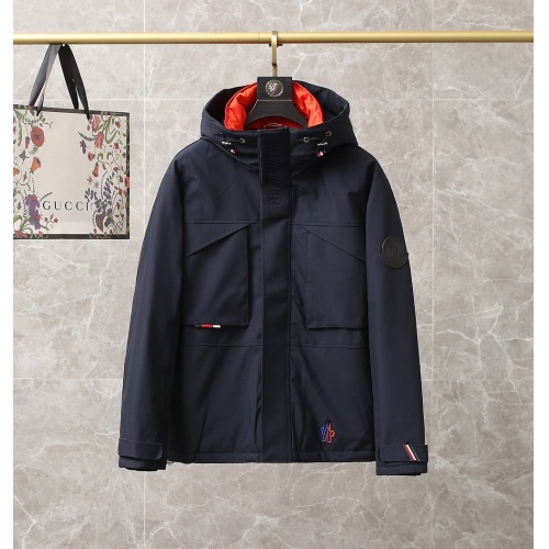 Moncler Down Coat Long Sleeved For Men #920038 $125.00 USD, Wholesale Replica Moncler Down Feather Coat