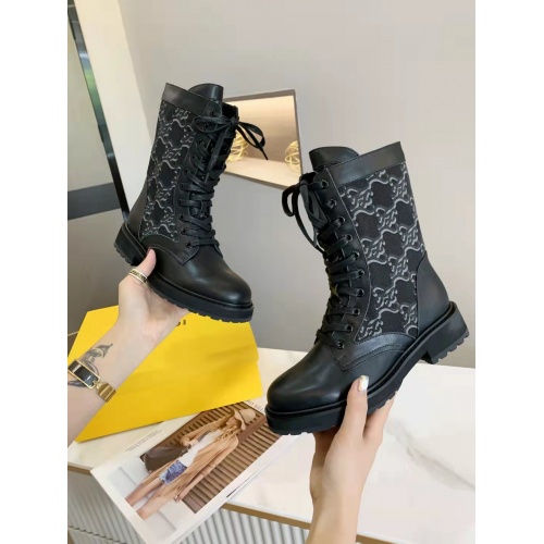 Replica Fendi Fashion Boots For Women #920110 $102.00 USD for Wholesale