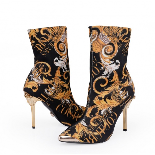 Versace Boots For Women #920120 $92.00 USD, Wholesale Replica Versace Boots