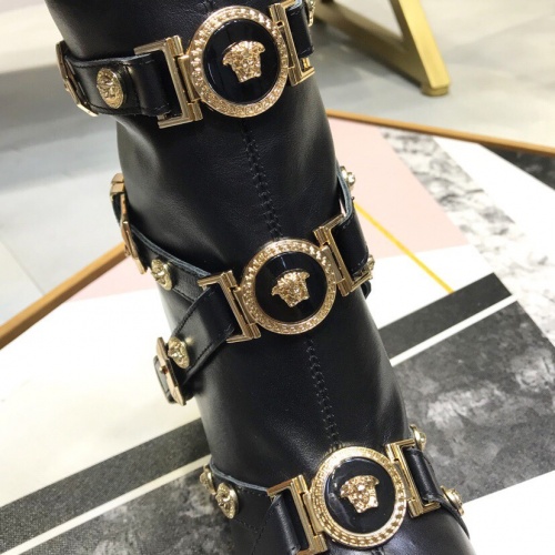 Replica Versace Boots For Women #920124 $125.00 USD for Wholesale