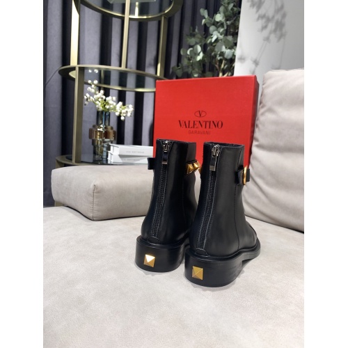 Replica Valentino Boots For Women #920173 $100.00 USD for Wholesale