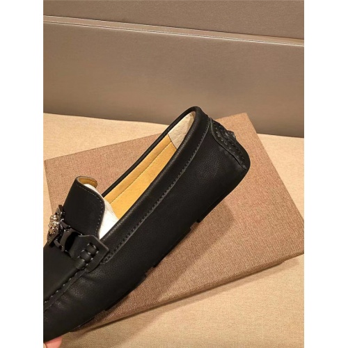 Replica Versace Leather Shoes For Men #920603 $82.00 USD for Wholesale