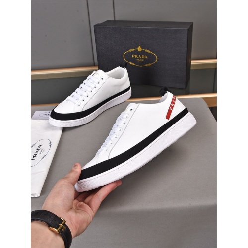 Replica Prada Casual Shoes For Men #920749 $76.00 USD for Wholesale