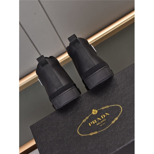 Replica Prada High Tops Shoes For Men #920754 $82.00 USD for Wholesale