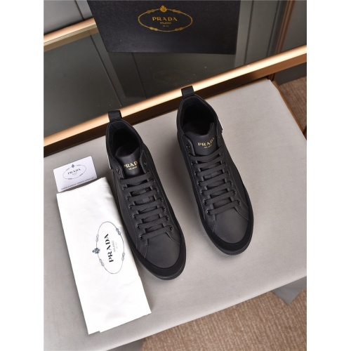 Replica Prada High Tops Shoes For Men #920754 $82.00 USD for Wholesale
