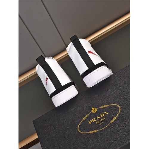 Replica Prada High Tops Shoes For Men #920755 $82.00 USD for Wholesale