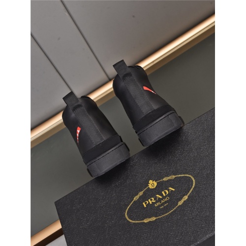 Replica Prada High Tops Shoes For Men #920756 $82.00 USD for Wholesale