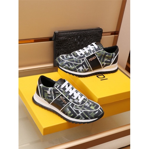 Replica Fendi Casual Shoes For Men #920788 $88.00 USD for Wholesale