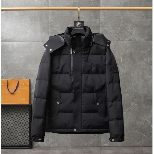 Burberry Down Feather Coat Long Sleeved For Men #921004 $130.00 USD, Wholesale Replica Burberry Down Feather Coat