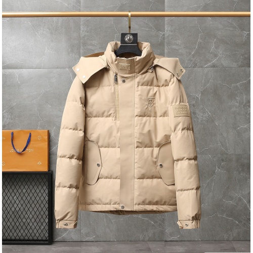 Burberry Down Feather Coat Long Sleeved For Men #921005 $130.00 USD, Wholesale Replica Burberry Down Feather Coat