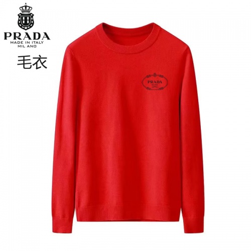 Prada Sweater Long Sleeved For Men #921027 $42.00 USD, Wholesale Replica Prada Sweater