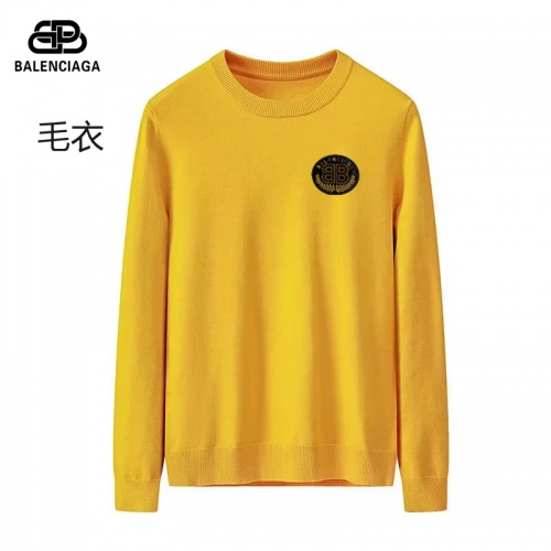 Balenciaga Sweaters Long Sleeved For Men #921038 $42.00 USD, Wholesale Replica Balenciaga Sweaters