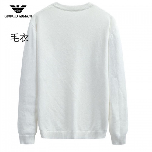Replica Armani Sweaters Long Sleeved For Men #921071 $42.00 USD for Wholesale