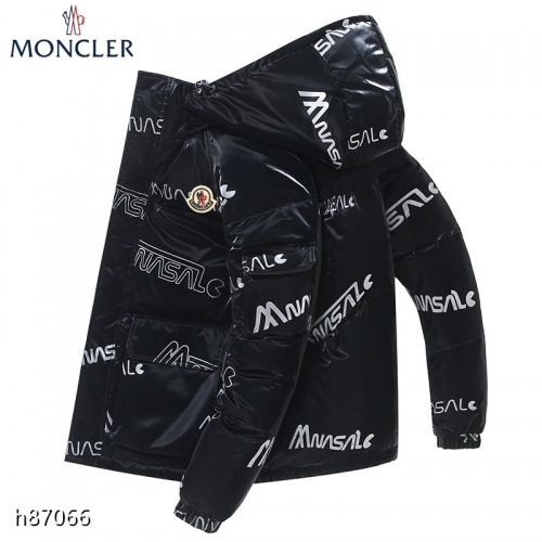 Replica Moncler Down Feather Coat Long Sleeved For Men #921105 $82.00 USD for Wholesale