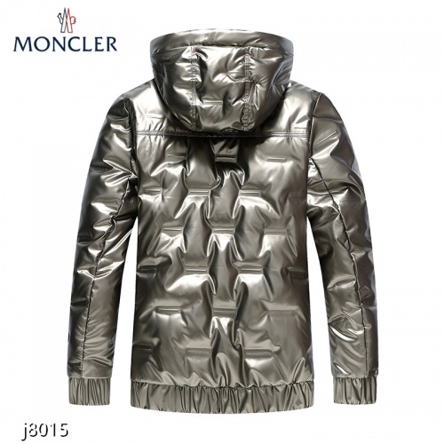 Replica Moncler Down Feather Coat Long Sleeved For Men #921111 $82.00 USD for Wholesale