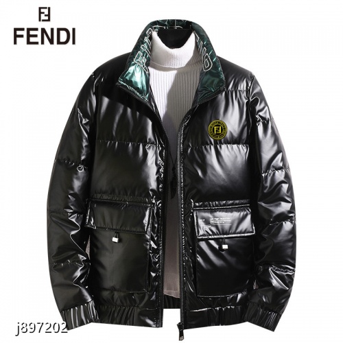 Fendi Down Feather Coat Long Sleeved For Men #921128 $82.00 USD, Wholesale Replica Fendi Down Feather Coat