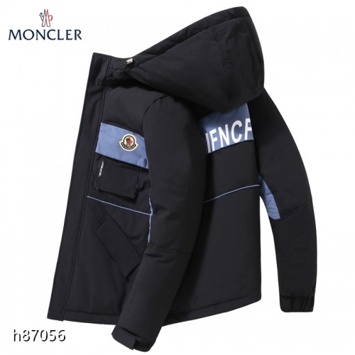Replica Moncler Down Feather Coat Long Sleeved For Men #921133 $82.00 USD for Wholesale