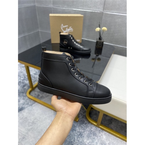 Replica Christian Louboutin High Tops Shoes For Men #921306 $88.00 USD for Wholesale