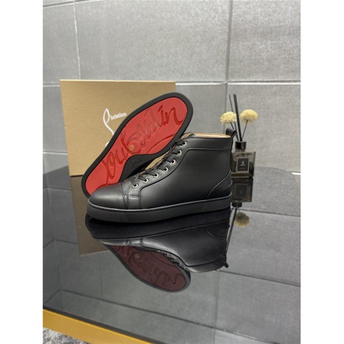 Replica Christian Louboutin High Tops Shoes For Men #921306 $88.00 USD for Wholesale