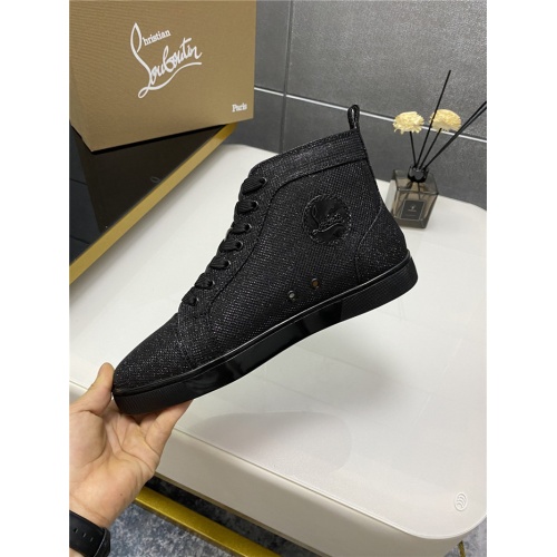Replica Christian Louboutin High Tops Shoes For Men #921307 $92.00 USD for Wholesale