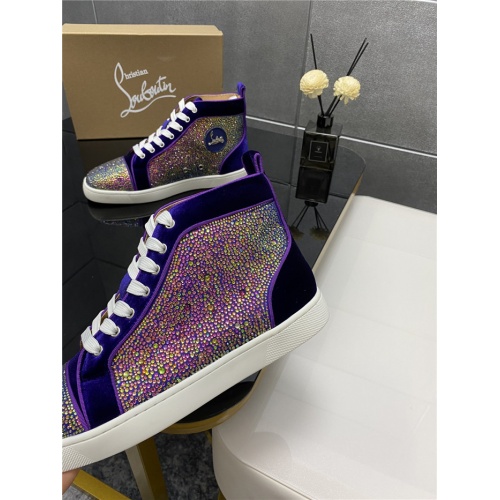 Replica Christian Louboutin High Tops Shoes For Men #921310 $102.00 USD for Wholesale