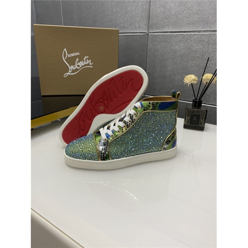 Replica Christian Louboutin High Tops Shoes For Men #921311 $102.00 USD for Wholesale