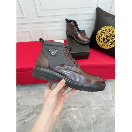 Replica Prada Boots For Men #921352 $88.00 USD for Wholesale