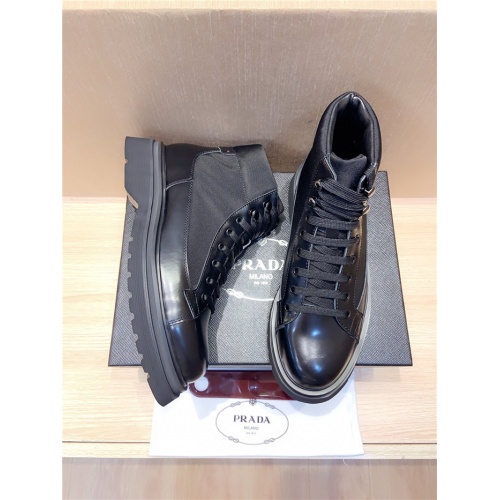 Replica Prada Boots For Men #921355 $128.00 USD for Wholesale