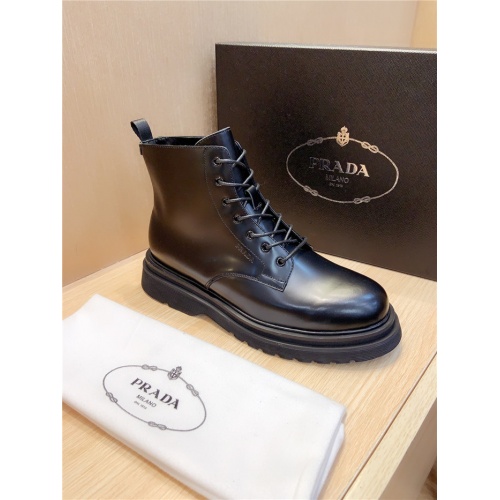 Replica Prada Boots For Men #921357 $132.00 USD for Wholesale