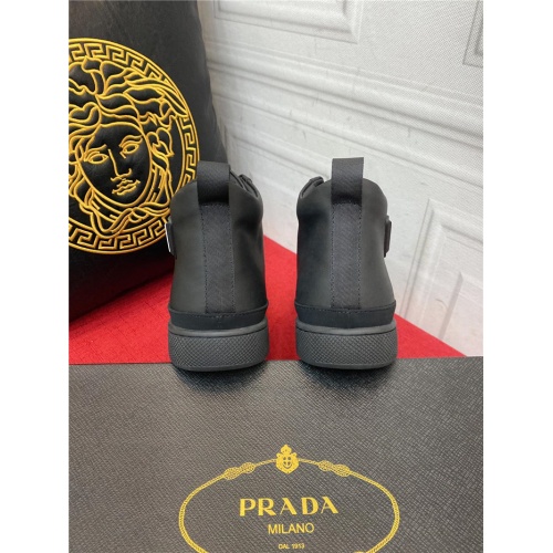 Replica Prada High Tops Shoes For Men #921369 $80.00 USD for Wholesale