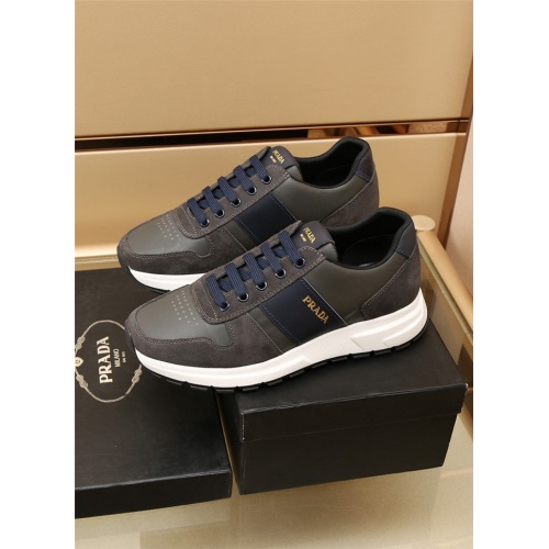 Replica Prada Casual Shoes For Men #921552 $88.00 USD for Wholesale