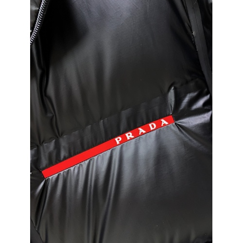 Replica Prada Down Feather Coat Long Sleeved For Men #921766 $238.00 USD for Wholesale