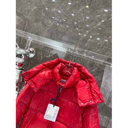 Replica Moncler Down Feather Coat Long Sleeved For Women #921773 $182.00 USD for Wholesale
